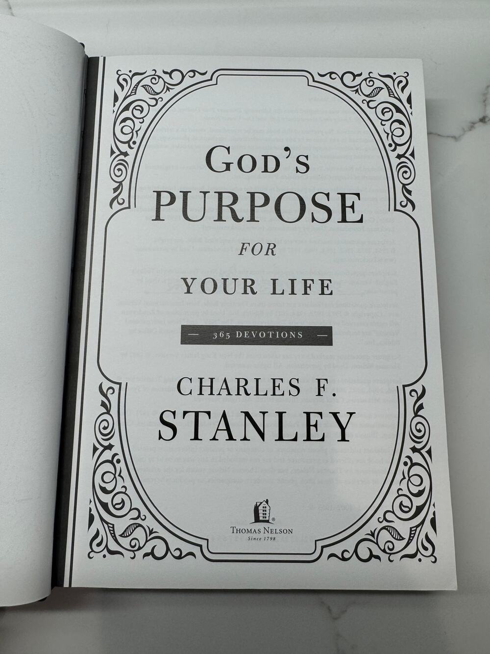 LOT OF TWO: God's Purpose for Your Life, Charles F. Stanley, 365 Devotions, NWT